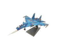 BMAONZ Small Scale Model Planes 1/100 For Russian Navy SU-33 Carrier-based Fighter Collectible Toy Alloy Aircraft Model Souvenir Model Building Kit