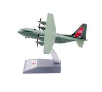 BMAONZ Small Scale Model Planes 1:200 For C-130J Hercules Transport ZH870/ZH887 Aircraft Alloy Model Green Decorative Metal Model Model Building Kit(Red)