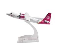 BMAONZ Small Scale Model Planes 1:400 Scale Planes 16cm Plane Model Airplane For ATR-600 Aircraft Model Diecast Metal Airplanes Model Building Kit(Pink)