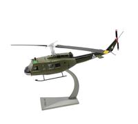 BMAONZ Small Scale Model Planes 1/48 For UH-1 Huey Helicopter Alloy Aircraft Model Collectible Edition Diecast Toy Adult Collection Model Building Kit