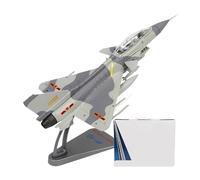 BMAONZ Small Scale Model Planes 1/72 For China Air Force J10 J-10 J10C J-10C Fighter Aircraft AirplaneModel Metal Toy Plane Collection Model Building Kit(Gray B)