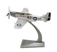 BMAONZ Small Scale Model Planes 1/72 For P-51D Mustang II Air Force Medium Fighter Alloy Aircraft Model Interior Decoration Model Building Kit