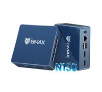 BMAX B4Ultra Mini PC Intel Twin Lake N150, Micro PC Win 11 pro 12GB DDR5 512GB SSD, Mini Desktop Computers Support 4K HDMI Display, USB3.2/USB-C/WiFi 5.0/BT5.0/VESA Mount for Office, Home, Business
