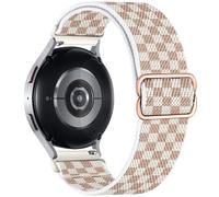BMBEAR Stretchy Bands Compatible with Samsung Galaxy Watch Band 7/FE/6/5/4/3 & Watch 5 Pro & 6/4 Classic &Gear S3/S2, Soft Fashion Nylon Braided Elastic Strap for 20mm 22mm watch band for Samsung