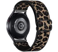 BMBEAR Stretchy Bands Compatible with Samsung Galaxy Watch Band 7/FE/6/5/4/3 & Watch 5 Pro & 6/4 Classic &Gear S3/S2, Soft Fashion Nylon Braided Elastic Strap for 20mm 22mm watch band for Samsung
