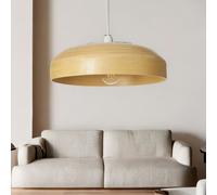 BMBO Wooden Dome Ceiling Light Pendant Shade Natural Brown