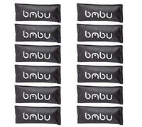 bmbu Charcoal Shoe Deodorizers - Activated Natural Bamboo Air Purifying Bag Insert for Sneakers Oder Eliminator Mini Bags -Absorber/Freshener for Gym Bag,Drawer,Closet,Car,Home, Cat Litter