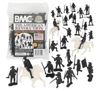 BMC Classic MPC Revolutionary War German Hessian Soldiers - Plastic Army Figures