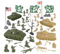 BMC CTS WW2 Battle of Saipan - Plastic Army Men 45pc Pacific Tank Battle Playset