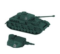 BMC CTS WW2 German Panzer IV Tank - Forest-Green Plastic Army Military Vehicle