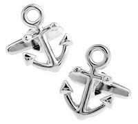 BMC-Designs Pair of Anchor Sailing Ship Boat Cufflinks Shirt Novelty Sails Sailor UK Seller