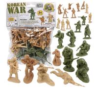 BMC Korean War Winter Battle 24 American North Korean China Soldier Figures