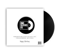 BMC Sleeves - 50 Vinyl Record Sleeves - White Innner Sleeves for 7" (45RPMs) - Archival Quality