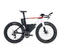 BMC Speedmachine 01 0NE Red AXS TT Bike - Cool White / Neon Red / Medium