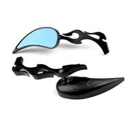 BMDBD Black Universal Motorcycle Rear View Side Mirrors For V-Star XVS 650 1100 Custom Silverado Road Star XV1600 XVZ1300