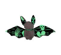 Bmdjdq Gothic Bat Plush, Glow Wings, 18x43cm, Luminous Stuffed Animal, Halloween Bat Doll, Soft Texture, For Sofa Decor, Bedroom Accents, Office Desk Companions, Car Rearview