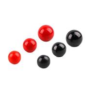 BMDQ 1PC Bakelite Ball Copper Core Electric Wood Plastic Machine Handwheel Handle The Handball Red M6 M8 M10 M12 M16 (Color : M16X50MM)