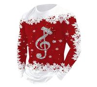 BmDSGC Christmas Jumpers for Women Men UK Light Up Christmas Jumper Unisex Funny Cute Red Reindeer Ugly Xmas Sweater Fleece Jumper Work Wear Sweatshirt Hoodies Top Mens Xmas Shirts (Brick Red,3XL)