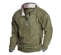 BmDSGC Halloween Mens Cotton Padded Fleece Sherpa Lined Full Zip Up Hoodie Sweatshirt Jacket Plus Size Apparel Workout Gym Sports Outdoor Sportwear Christmas Jumpers for Men Rude (Green, XXXL)