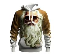 BmDSGC Mens Xmas Jumpers Fairisle Christmas Tree Reindeer Snowflakes Hoho Novelty Pullover Sweater UK Size Sports Leisure Workwear Sweatshirt Xmas Holiday Costume (Yellow,L)