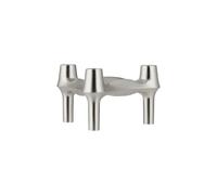 BMF Candle Holder H6.7 Brushed Chrome