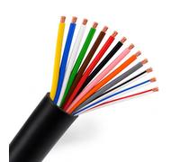 BMF DIRECT 13 Core Trailer Caravan Automotive Cable 12V 24V | Multi-Strand Copper Wiring 8 x 1.5mm² & 5 x 2.5mm² Conductors | Thin Wall PVC Sheath for Trailer, Caravan & Marine Wiring | 5 Metres Coil