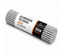BMF DIRECT 4043 Aluminium TIG Welding Rods 33cm Filler Wire 5% Silicon for TIG Welding (100, 2.4mm)