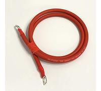 BMF DIRECT Red Battery Lead/Power Lead 110A Amp 16mm2 Cable Wire with M10 Ring Terminals (Single Red - 1ft (30cm), 10mm Ring Terminals)