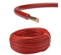 BMF DIRECT TRI RATED 12V 240V RED/BLACK PANEL & POWER SWITCH AUTO CABLE WIRE AUTOMOTIVE Red 6.0mm² (53 Amp), 20 Metres
