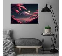 BMGKYAGL Canvas Artwork Desiree Mendez Landscape Cherry Blossoms Poster Modern Picture Print Home Decor(30x45cm/Frameless)