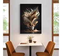 BMGKYAGL Classic Painting Food And Kitchen Sushi Coffee Modern Food Ice Cream Hot Dog Art Wall Home Wall Decor 60x80cm Frameless