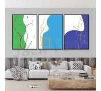 BMGKYAGL Empowerment Feminist Art Poster Nude Woman Line Art Wall Print Pastel Contour Drawing Inspirational Home Decor 20x30cmx3 Frameless