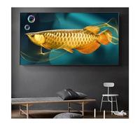 BMGKYAGL Modern Posters and Prints Fish Full Art Office Living Room Home Decor Modern Style Home Decor 70x140cm Frameless