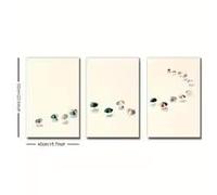 BMGKYAGL Picture Series Fashion Art in Every Corner of the Home - Coastal Mural、Beach House Works、Abstract Styl(80x120cmx3/Frameless)