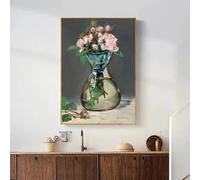 BMGKYAGL Renowned Artist Edward Modern Living Room Home Decor Olympia Posters Canvas Paintings Wall Paintings 60x80cm Frameless