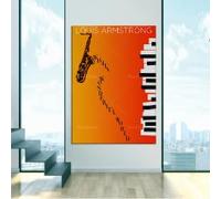 BMGKYAGL What a wonderful, typography design wall art jazz quote minimalism music creative kitchen decorati(60x80cm/Frameless)