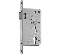 BMH 0450.000056 Mortise Lock PZW Right DM55 Master Piece with Round End 20 mm Stainless Steel 0450 Silver