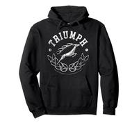 BMH Triumph Retro1970s Leaping Stag Emblem Pullover Hoodie