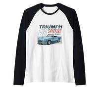 BMH Triumph Spitfire MkIII Retro 1970 Sports Car Raglan Baseball Tee