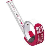 BMI 429241011 Pocket Tape, "Meter" 2m In Red, Multicoloured