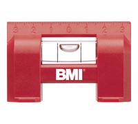 BMI 692025TWM "Ultrasonic" Alu-Spirit Level with Magnet, Silver/Red, 25 cm