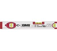 BMI 692025TWM "Ultrasonic" Alu-Spirit Level with Magnet, Silver/Red, 25 cm