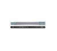 BMI 96162211 Aluminium Folding Rule, Black/White, 2 m x 14 mm