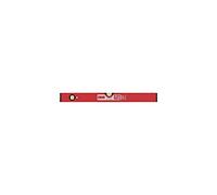 BMI Aluminium Profile Superstar + 2 V Spirit Level (180 cm Long, Powder-Coated Surface, Horizontal Level, High Measuring Accuracy 0.5 mm/m, with Rubber End Caps) 696180PS