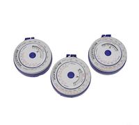 BMI Body Mass Index Tape Measure Retractable 150cm Diet Weight Loss for Waist Hip Arm Thigh Chest Calculation Fitness Tool with Lock Button Yellow(3PCS blue)