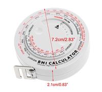 BMI Body Mass Retractable Tape 150cm Measure Calculator Diet Weight Loss Tape Measure Digital Scale Angle Linear Drawing Adhesive Retractable Ruler Miter Rafter Metric Protractor