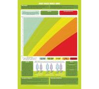 BMI Poster | A1 SIZE | Body Mass Index Chart | Printed On Waterproof, Hygenic, Tough Poly-Paper |