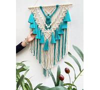 BMIDRUT Hanging Macrame Tapestry Woven Boho Wall Art Handmade Macrame Tapestry Home Wall Decor Wall Pediment 45x75 cm/18x30 Inch