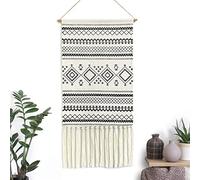 BMIDRUT Macrame Woven Wall Hanging Tapestry Bohemian Home Art Decor Boho Backdrop Apartment Dorm Room Door Decoration 50x85 cm/19.5x33 Inch (C3)