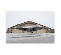 BMIQWAHG Air Force F-35B Fighter Jet Poster Canvas Poster Bedroom Decor Landscape Office Room Decor Gift 24x36inch(60x90cm)